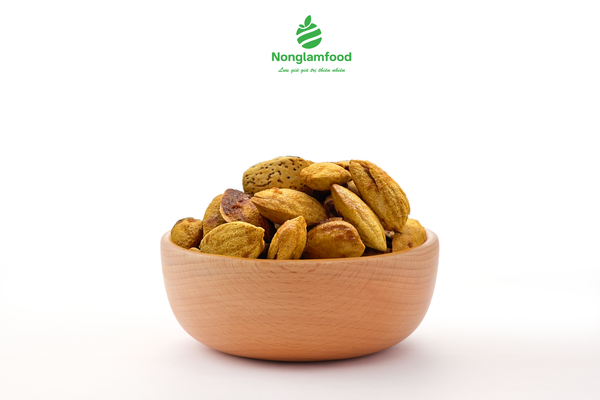 HẠNH NHÂN MỸ RANG BƠ  |   ROASTEF ALMOND WITH BUTTER FLAVOR