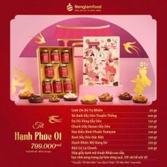 Bộ quà tết 2026 - HẠNH PHÚC 01 | Set Quà Tết Nonglamfood | Vẹn Nguyên Hương Tết – Gắn Kết Yêu Thương