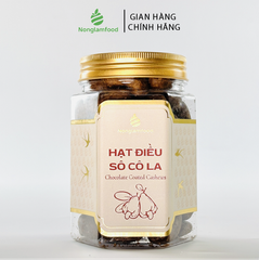 HẠT ĐIỀU SOCOLA NONGLAMFOOD HŨ 150G | HŨ LỤC GIÁC ĐẶC BIỆT | QUÀ TẶNG CAO CẤP