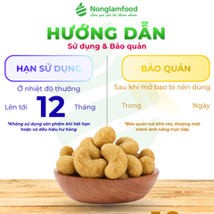 HẠT ĐIỀU BƠ MẬT ONG | TÚI 45G | HONEY BUTTER CASHEW | HEALTHY SNACK