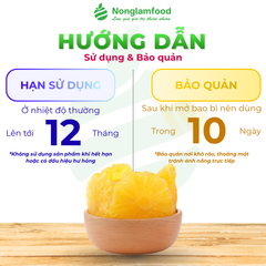 THƠM SẤY DẺO | TÚI 100G | SOFT DRIED PINEAPPLE | HEALTHY SNACK
