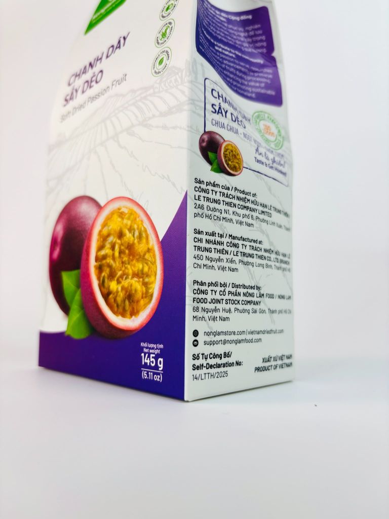 CHANH DÂY SẤY DẺO | HỘP 145G | DRIED PASSION FRUIT | HEALTHY SNACK