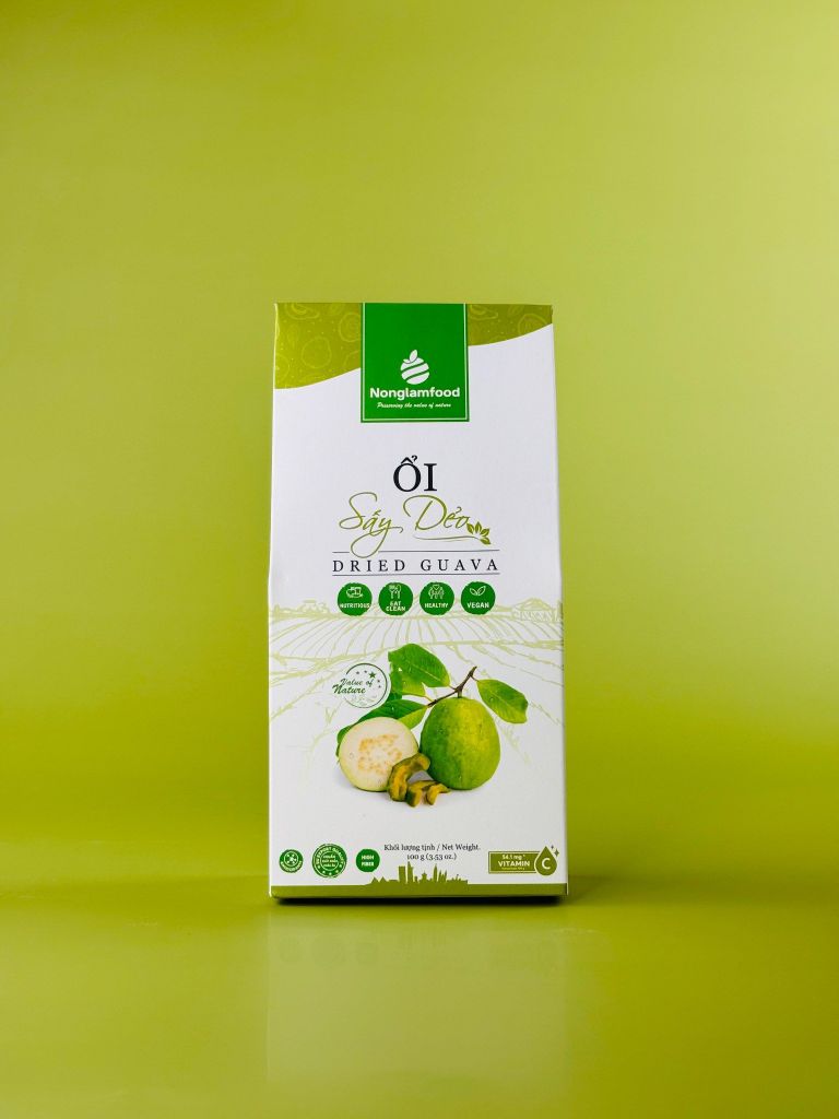 ỔI SẤY DẺO NONGLAMFOOD HỘP 100G | ĂN VẶT TỐT CHO SỨC KHỎE | HEALTHY SNACK