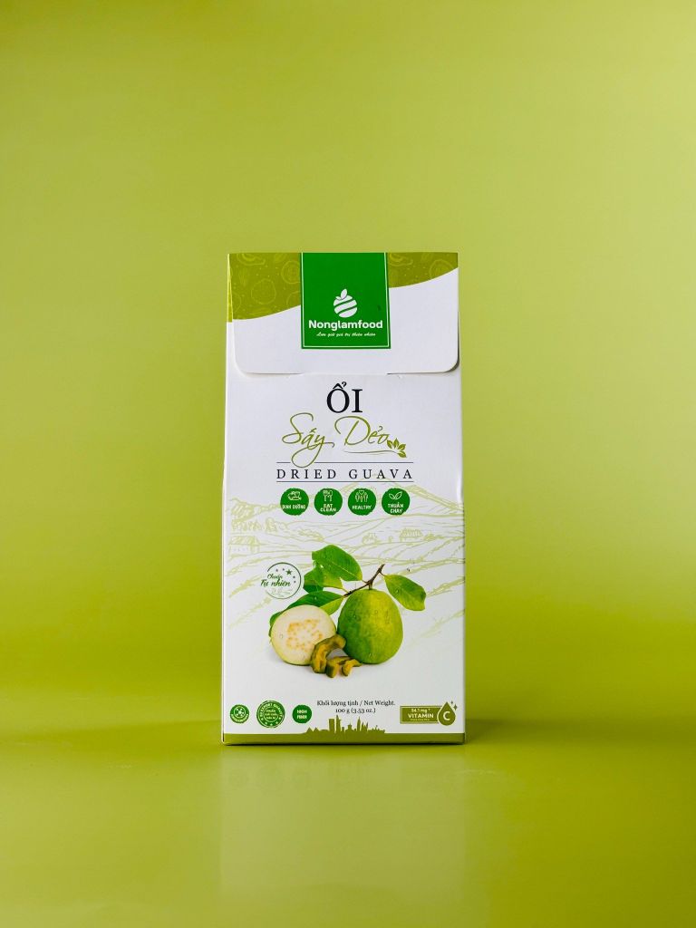 ỔI SẤY DẺO NONGLAMFOOD HỘP 100G | ĂN VẶT TỐT CHO SỨC KHỎE | HEALTHY SNACK