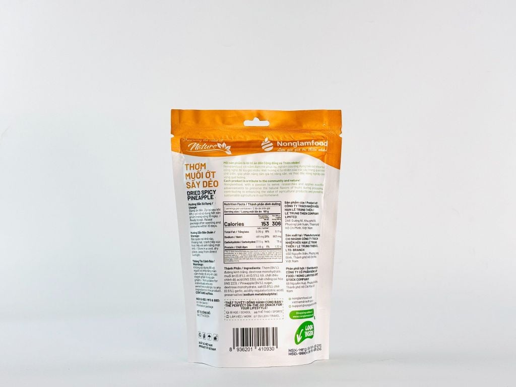 THƠM SẤY DẺO MUỐI ỚT 100g| CHILLI DRIED PINEAPPLE| HEALTHY SNACK| ĂN VẶT TỐT CHO SỨC KHỎE