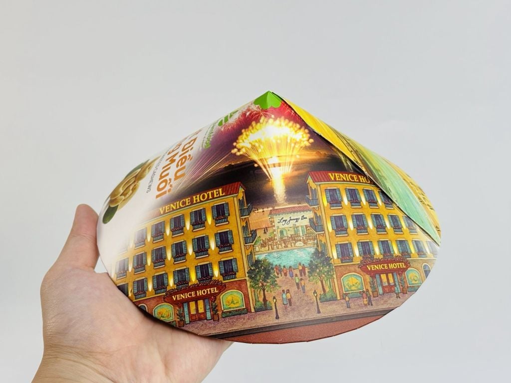 HẠT ĐIỀU RANG MUỐI | HỘP HÌNH NÓN 50G | SALT CASHEW NUTS | TRAVEL SOUVENIRS