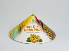 HẠT ĐIỀU RANG MUỐI | HỘP HÌNH NÓN 50G | SALT CASHEW NUTS | TRAVEL SOUVENIRS