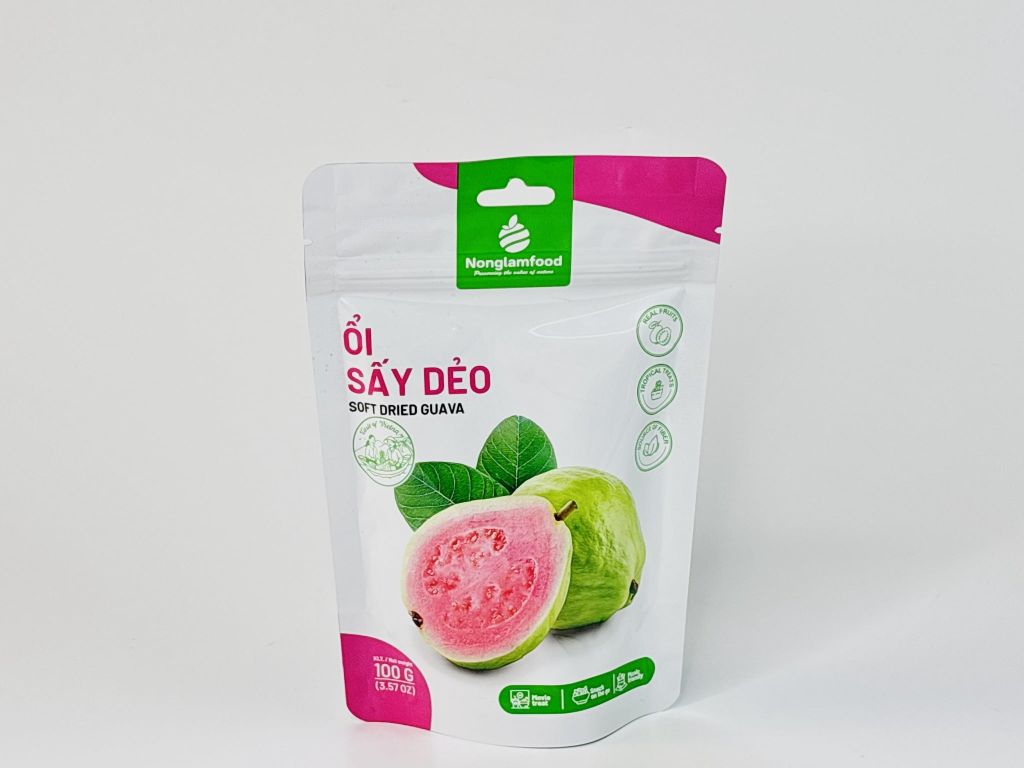 ỔI SẤY DẺO | TÚI 100G | DRIED PINK GUAVA | HEALTHY SNACK