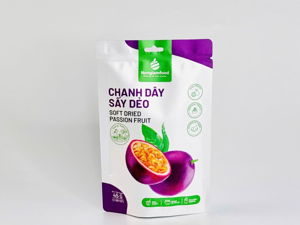 CHANH DÂY SẤY DẺO | TÚI 45G | DRIED PASSION FRUIT | HEALTHY SNACK