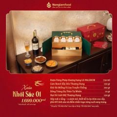 Bộ quà tết 2026 - KHỞI SẮC 01 | Set Quà Tết Nonglamfood | Vẹn Nguyên Hương Tết – Gắn Kết Yêu Thương