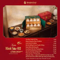 Bộ quà tết 2026 - KHỞI SẮC 02 | Set Quà Tết Nonglamfood | Vẹn Nguyên Hương Tết – Gắn Kết Yêu Thương
