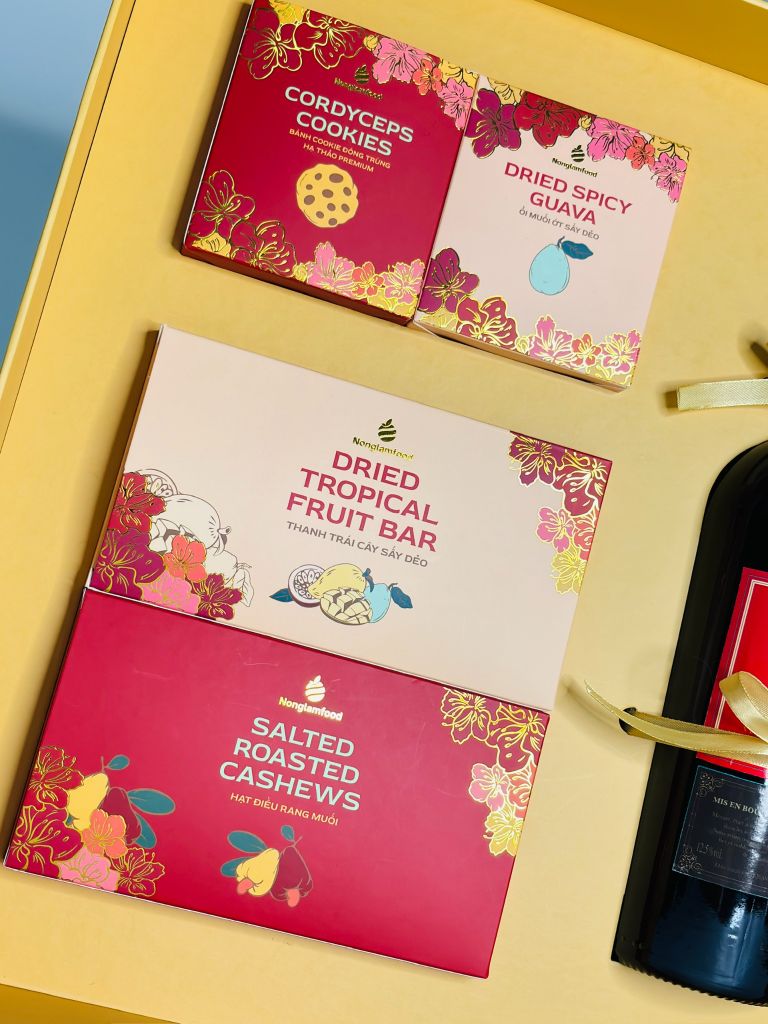 Bộ quà tết 2026 - LỘC PHÁT 01 | Set Quà Tết Nonglamfood | Vẹn Nguyên Hương Tết – Gắn Kết Yêu Thương