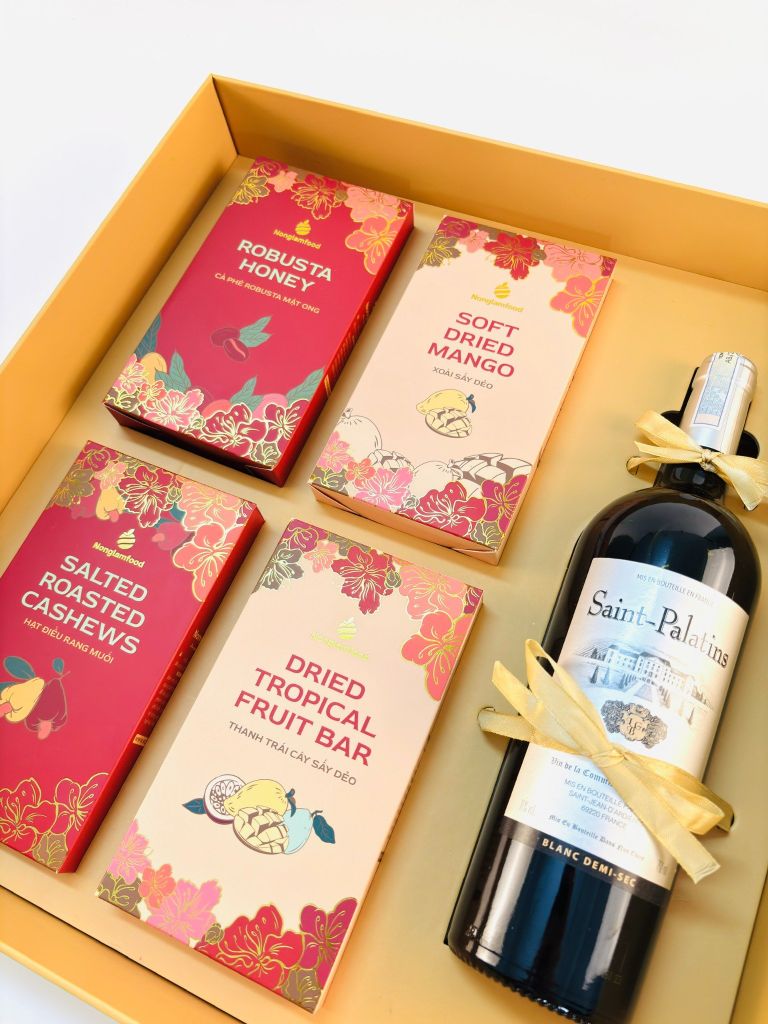 Bộ quà tết 2026 - LỘC PHÁT 02 | Set Quà Tết Nonglamfood | Vẹn Nguyên Hương Tết – Gắn Kết Yêu Thương