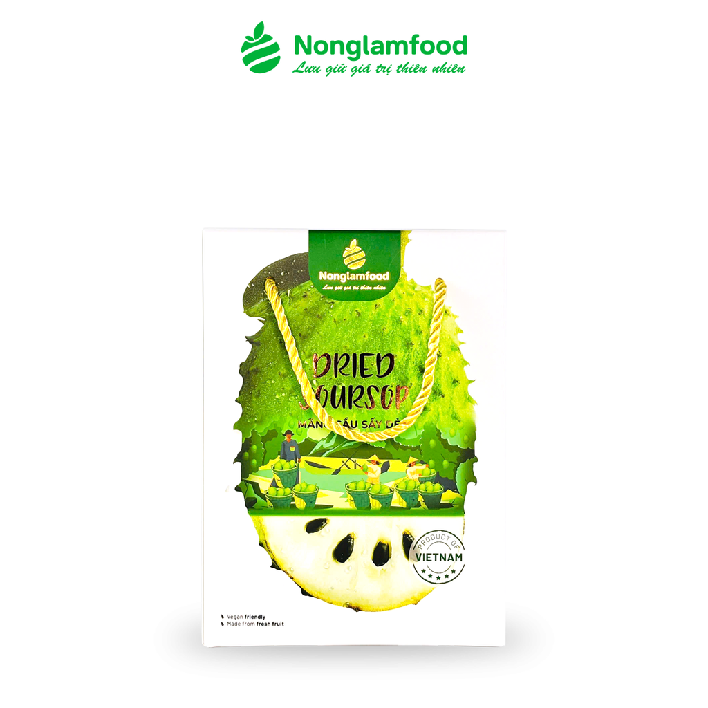 MÃNG CẦU SẤY DẺO | TÚI 300G | DRIED SOURSOP | HEALTHY SNACK