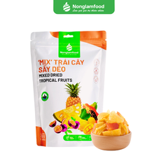 MIX TRÁI CÂY SẤY DẺO | TÚI 300G | MIXED TROPICAL DRIED  FRUIT | HEALTHY SNACK