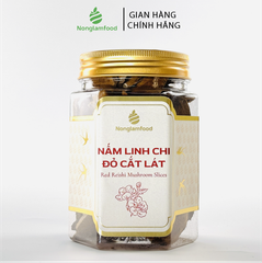 NẤM LINH CHI ĐỎ NONGLAMFOOD HŨ 20G  | HŨ LỤC GIÁC ĐẶC BIỆT | QUÀ TẶNG CAO CẤP