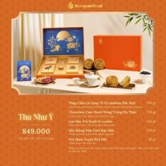 THU NHƯ Ý – BỘ QUÀ TẶNG TRUNG THU CAO CẤP 2026 (HỘP 4 BÁNH + 1 TRÀ)