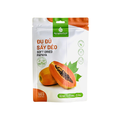 ĐU ĐỦ SẤY DẺO | TÚI 100G | DRIED PAPAYA | HEALTHY SNACK