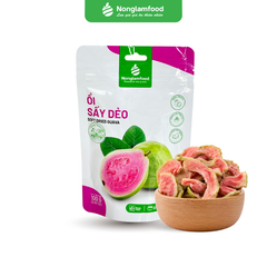 ỔI SẤY DẺO | TÚI 100G | DRIED PINK GUAVA | HEALTHY SNACK