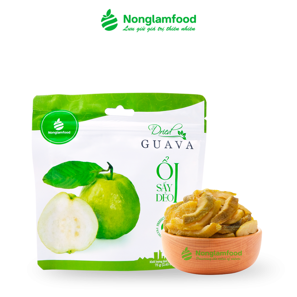 ỔI SẤY DẺO - TÚI 75 GRAM| ĂN VẶT TỐT CHO SỨC KHỎE| HEALTHY SNACK