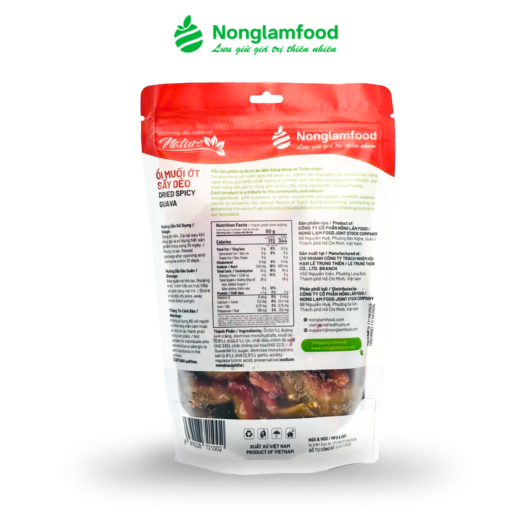 ỔI SẤY DẺO MUỐI ỚT 300g | CHILLI DRIED GUAVA | HEALTHY SNACK | ĂN VẶT TỐT CHO SỨC KHỎE