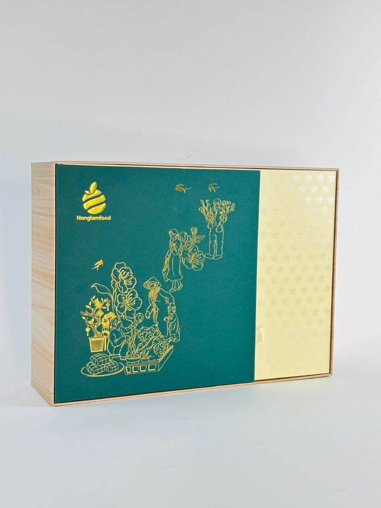 Bộ quà tết 2026 - PHÚ QUÝ 01 | Set Quà Tết Nonglamfood | Vẹn Nguyên Hương Tết – Gắn Kết Yêu Thương