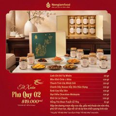 Bộ quà tết 2026 - PHÚ QUÝ 02 | Set Quà Tết Nonglamfood | Vẹn Nguyên Hương Tết – Gắn Kết Yêu Thương