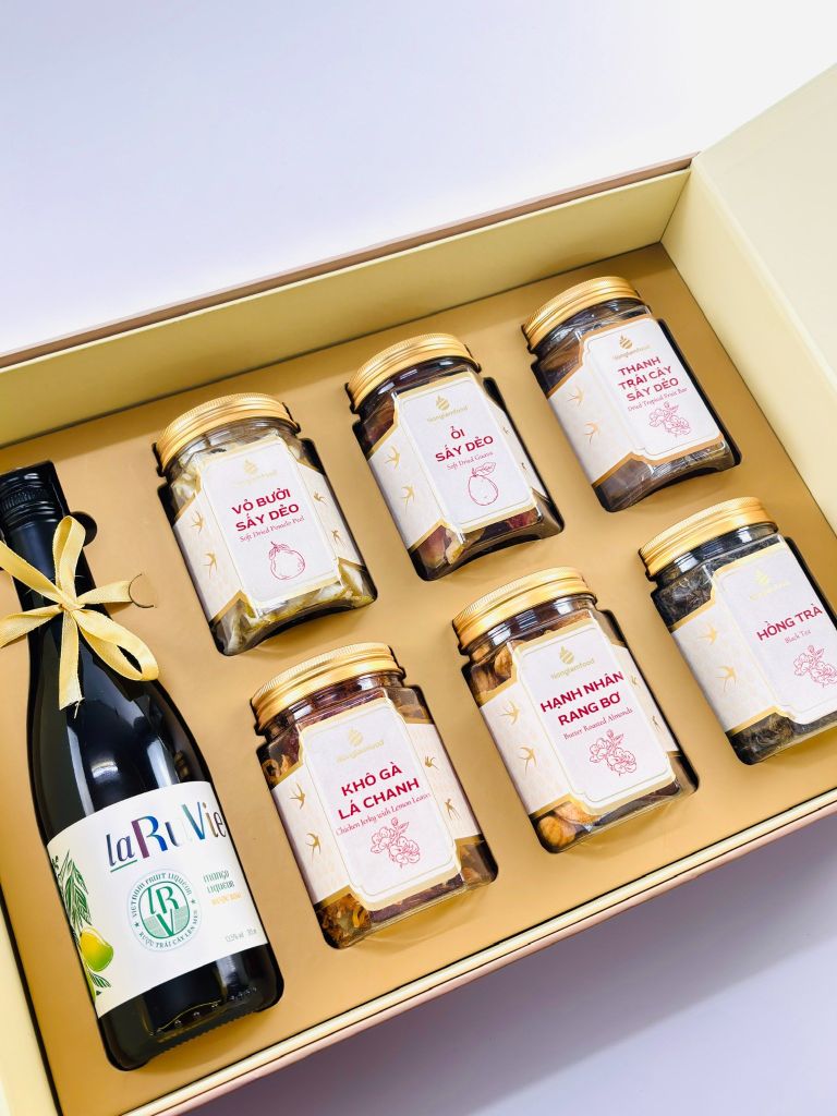 Bộ quà tết 2026 - PHÚC LỘC 01 | Set Quà Tết Nonglamfood | Vẹn Nguyên Hương Tết – Gắn Kết Yêu Thương