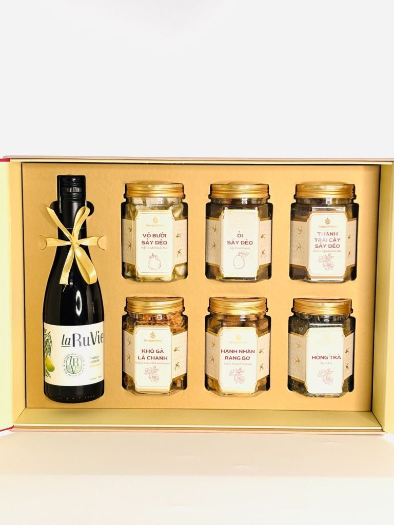 Bộ quà tết 2026 - PHÚC LỘC 01 | Set Quà Tết Nonglamfood | Vẹn Nguyên Hương Tết – Gắn Kết Yêu Thương