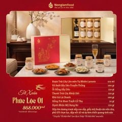 Bộ quà tết 2026 - PHÚC LỘC 01 | Set Quà Tết Nonglamfood | Vẹn Nguyên Hương Tết – Gắn Kết Yêu Thương