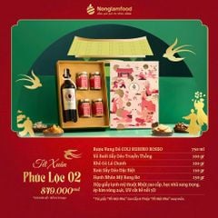 Bộ quà tết 2026 - PHÚC LỘC 02 | Set Quà Tết Nonglamfood | Vẹn Nguyên Hương Tết – Gắn Kết Yêu Thương