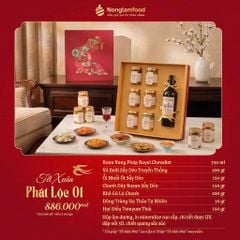 Bộ quà tết 2026 - PHÁT LỘC 01 | Set Quà Tết Nonglamfood | Vẹn Nguyên Hương Tết – Gắn Kết Yêu Thương