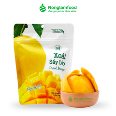 XOÀI SẤY DẺO NONGLAMFOOD TÚI  75G | ĂN VẶT TỐT CHO SỨC KHỎE | HEALTHY SNACK