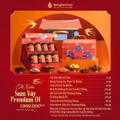 Bộ quà tết 2026 - SUM VẦY 01 | Set Quà Tết Nonglamfood | Vẹn Nguyên Hương Tết – Gắn Kết Yêu Thương