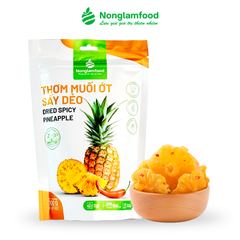 THƠM SẤY DẺO MUỐI ỚT 100g| CHILLI DRIED PINEAPPLE| HEALTHY SNACK| ĂN VẶT TỐT CHO SỨC KHỎE