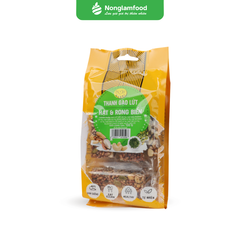 THANH GẠO LỨT HẠT & RONG BIỂN GABRI TÚI 120G| ĂN VẶT TỐT SỨC KHỎE| HEALTHY SNACK