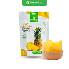 THƠM SẤY DẺO | TÚI 75G | DRIED PINEAPPLE | HEALTHY SNACK