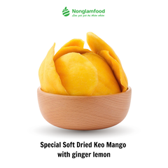 XOÀI SẤY DẺO GỪNG CHANH | SPICIAL SOFT DRIED MANGO WITH GINGER &  LEMON