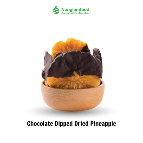THƠM SẤY DẺO PHỦ SOCOLA | CHOCO DRIED PINEAPPLE