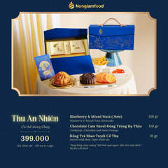 THU AN NHIÊN - BỘ QUÀ TẶNG TRUNG THU CAO CẤP 2026 (HỘP 2 BÁNH + 1 TRÀ - CÓ THỂ DÙNG CHAY)