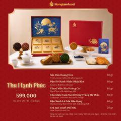 THU HẠNH PHÚC – BỘ QUÀ TẶNG TRUNG THU CAO CẤP 2026 (HỘP 6 BÁNH)