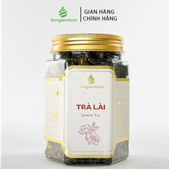 TRÀ LÀI GREEN JASMINE TEA NONGLAMFOOD HŨ 40G | HỦ LỤC GIÁC ĐẶC BIỆT | QUÀ TẶNG CAO CẤP