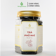 TRÀ PHỔ NHĨ CỔ THỤ NONGLAMFOOD HŨ 65G  | HŨ LỤC GIÁC ĐẶC BIỆT | QUÀ TẶNG CAO CẤP