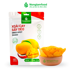 XOÀI CAY SẤY DẺO 100g| CHILLI DRIED MANGO| HEALTHY SNACK| ĂN VẶT TỐT CHO SỨC KHỎE