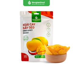 XOÀI CAY SẤY DẺO | TÚI 100G | CHILLI DRIED MANGO | HEALTHY SNACK