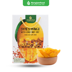 XOÀI SẤY DẺO MUỐI ỚT | HỘP 500G | CHILLI DRIED MANGO | HEALTHY SNACK