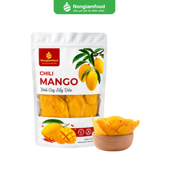 XOÀI SẤY DẺO MUỐI ỚT | TÚI 500G | CHILLI DRIED MANGO | HEALTHY SNACK