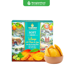 XOÀI SẤY DẺO GỪNG CHANH | HỘP 145G | SOFTDRIED MANGO WITH GINGER & LIME | HEALTHY SNACK