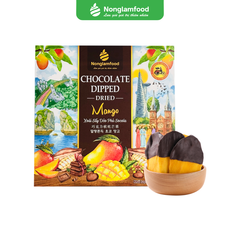 XOÀI SẤY DẺO PHỦ SOCOLA | HỘP 200G | CHOCO DRIED MANGO | TROPICAL FRUIT