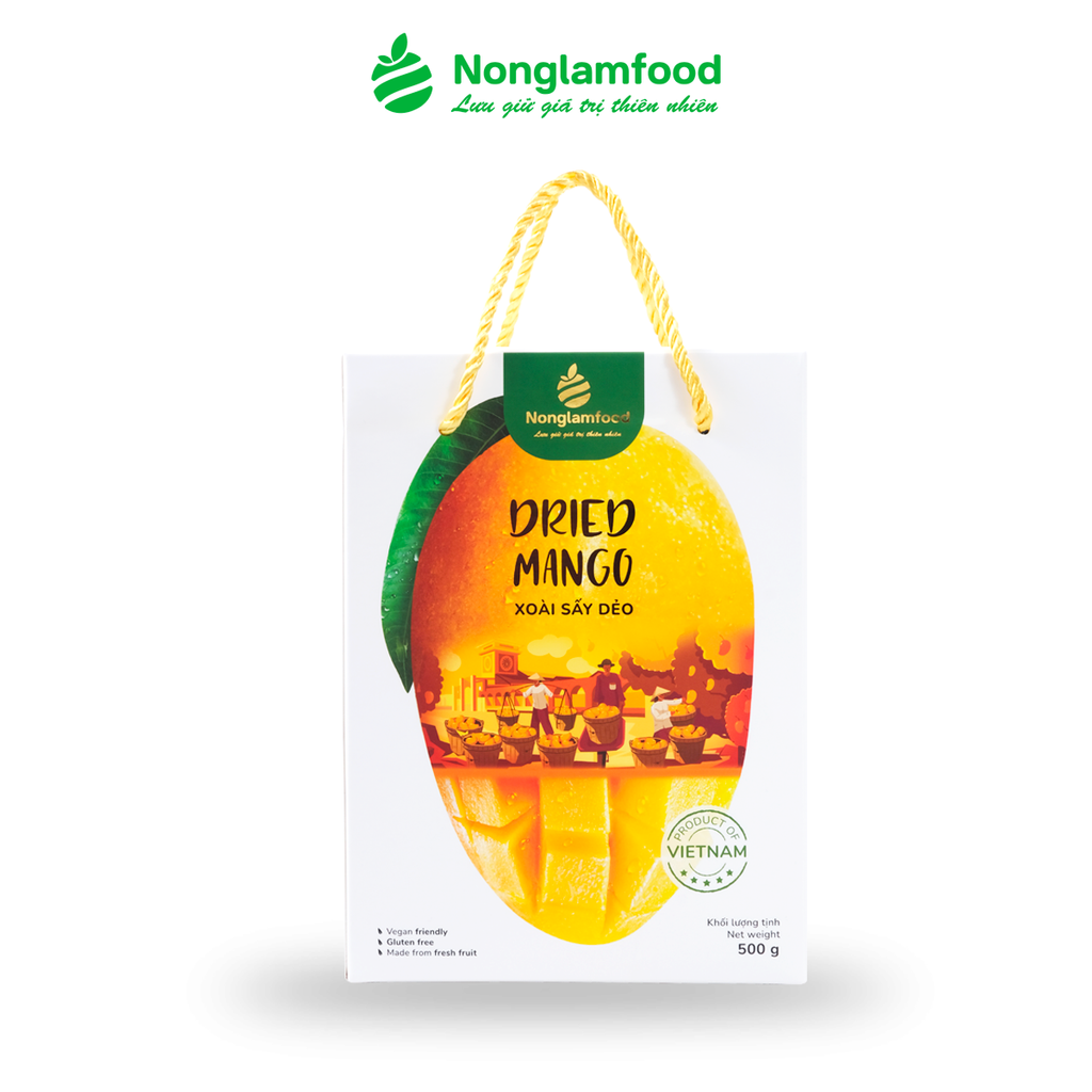 XOÀI SẤY DẺO | HỘP 500G | DRIED MANGO | HEALTHY SNACK